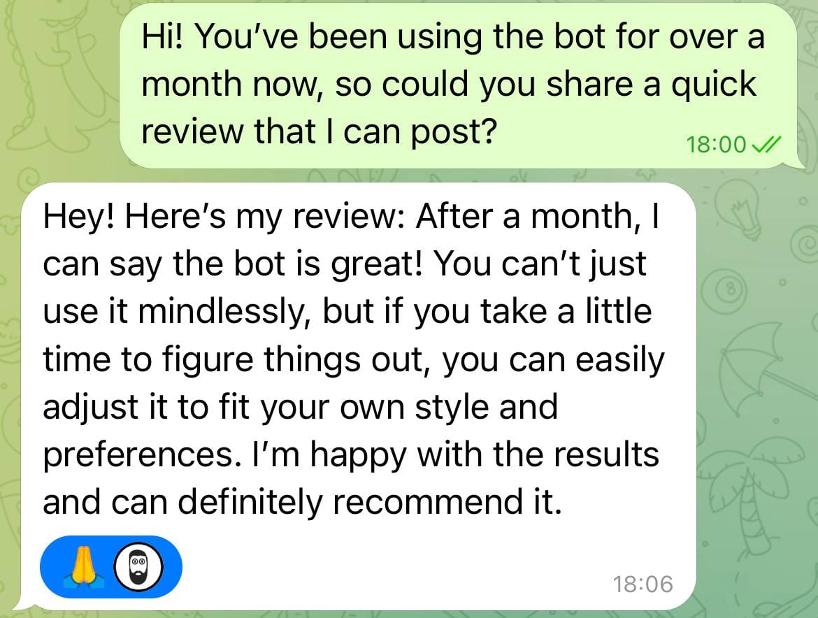 Real User Reviews of the KAS/USDT Trading Bot